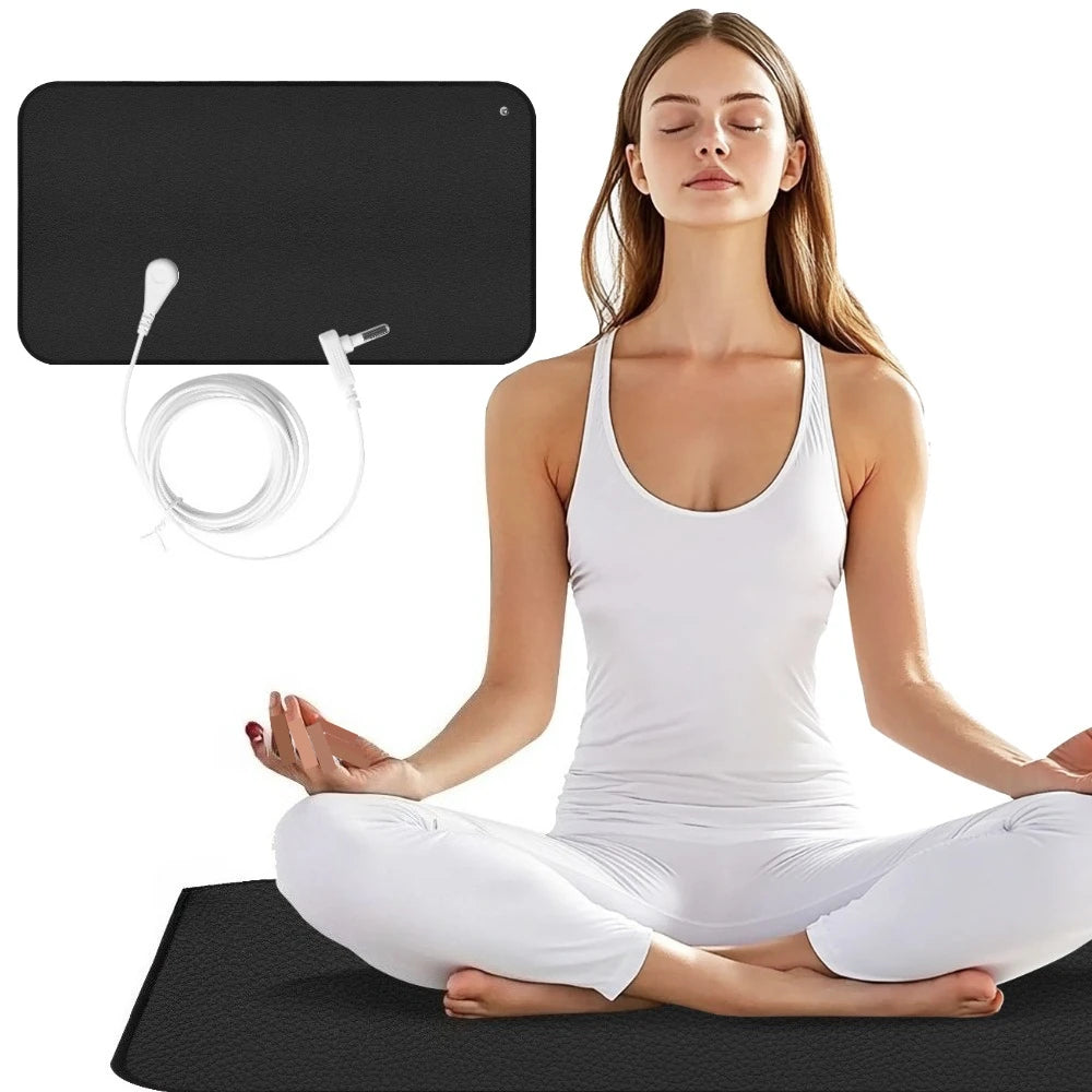 RestoreEarth™ Premium Grounding Yoga Mat for Earthing & Full Body Wellness