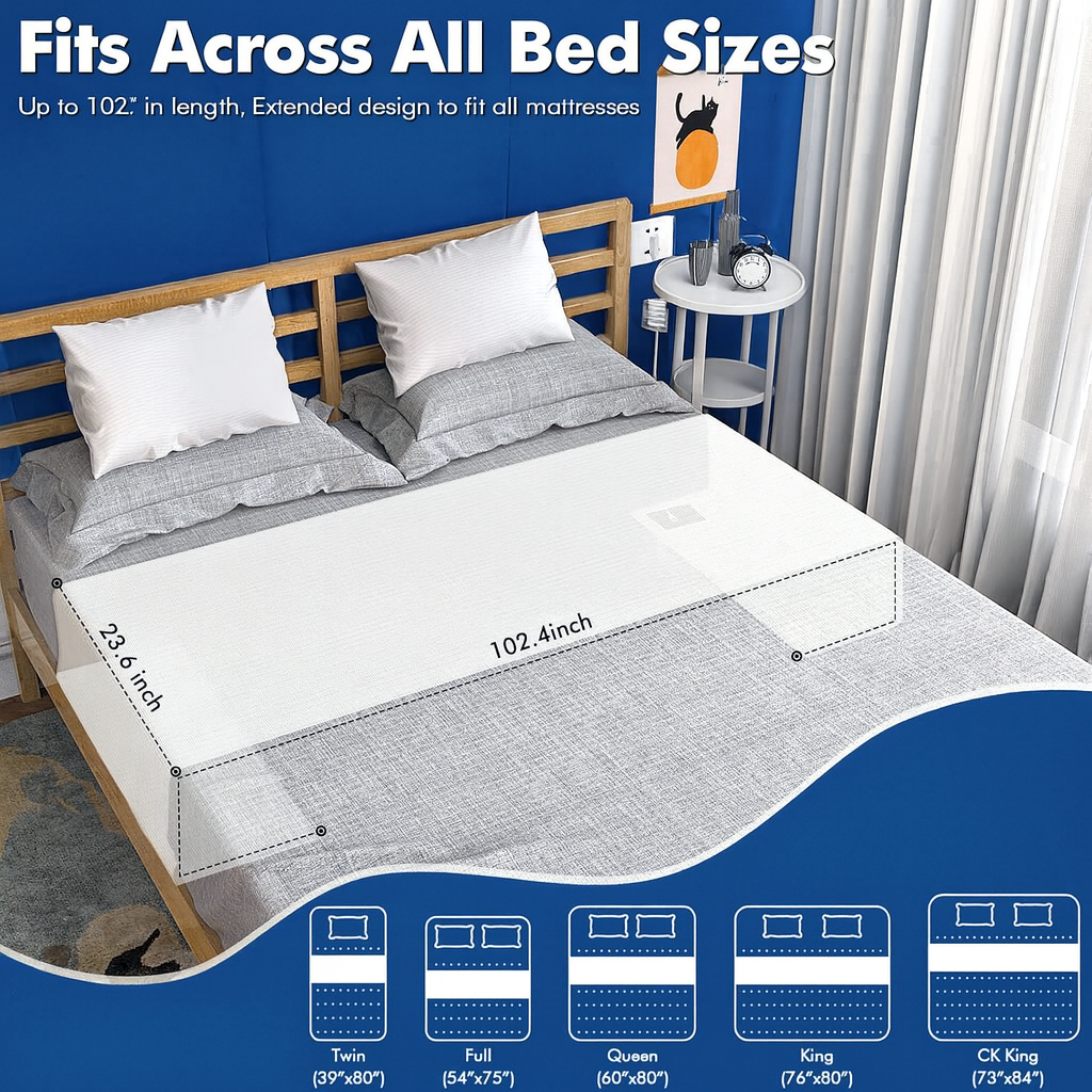 RestoreEarth™ Premium Grounding Bed Sheets for Deep Sleep & Full Body Wellness