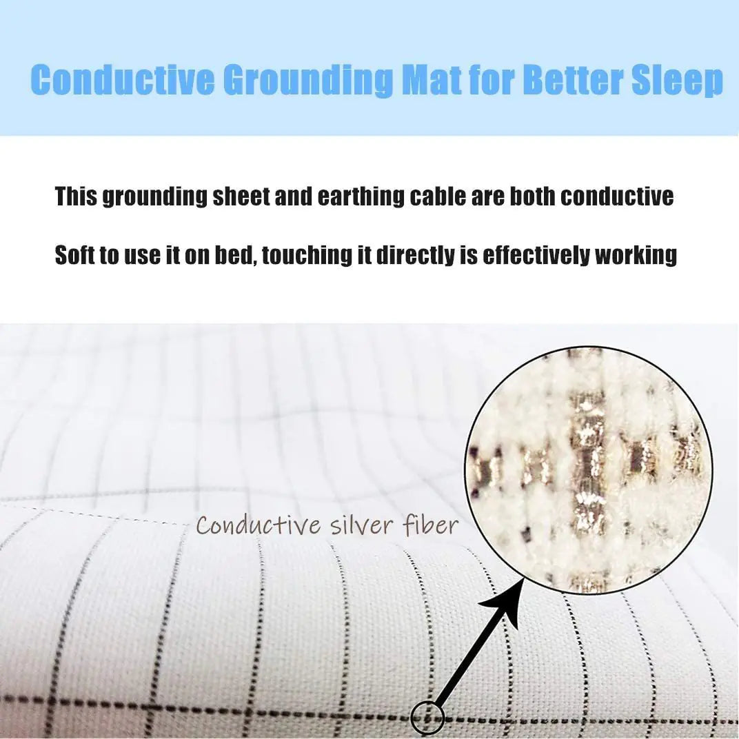 RestoreEarth™ Premium Grounding Bed Sheets for Deep Sleep & Full Body Wellness